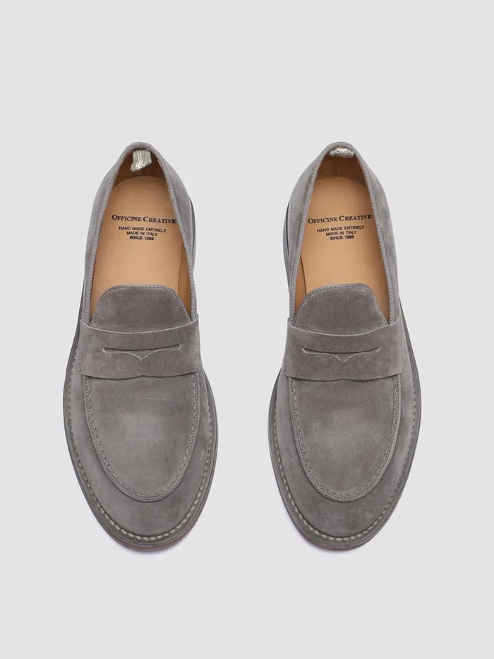 Officine Creative Loafers KENT 008 QuarzoTaupe Suede Loafers 8211 Men
