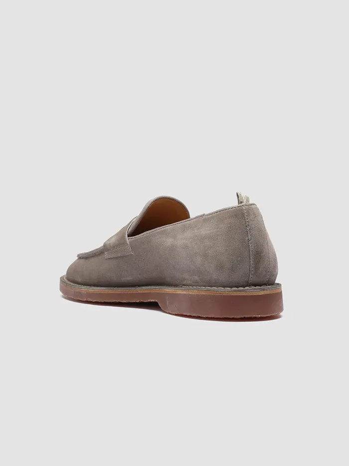 Officine Creative Loafers KENT 008 QuarzoTaupe Suede Loafers 8211 Men