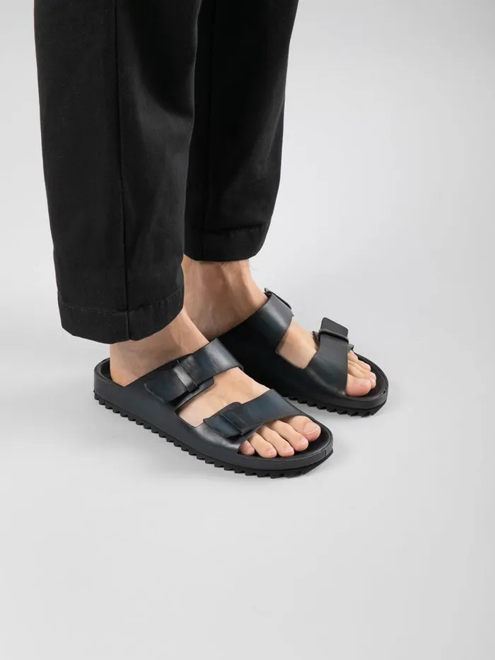 Officine Creative Sandals AGOR 002 Dephts Green Leather Sandals 8211 Men