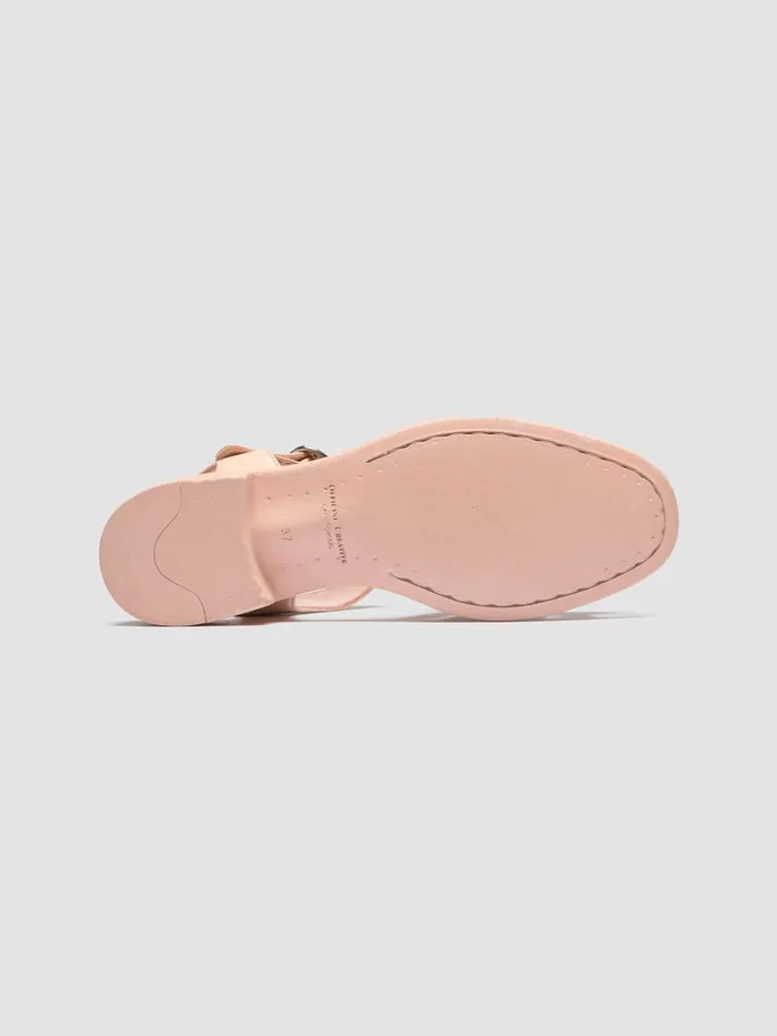 Officine Creative Sandals CALIXTE 045 Rose Cloud Rose Leather Sandals 8211 Women Officine Creative Sandals CALIXTE 045 Rose Cloud Rose Leather Sandals 8211 Women