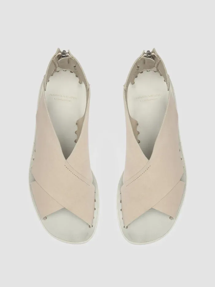 Officine Creative Sandals ITACA 026 Gesso White Leather Sandals 8211 Women