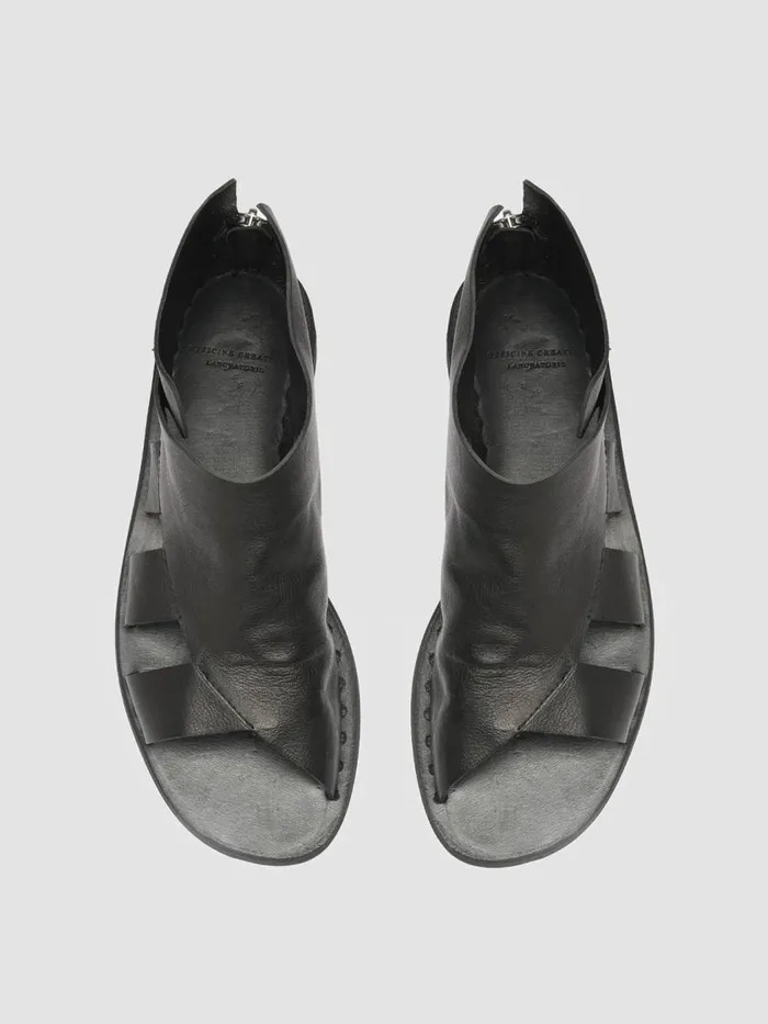 Officine Creative Sandals ITACA 032 Nero Black Leather Sandals 8211 Women