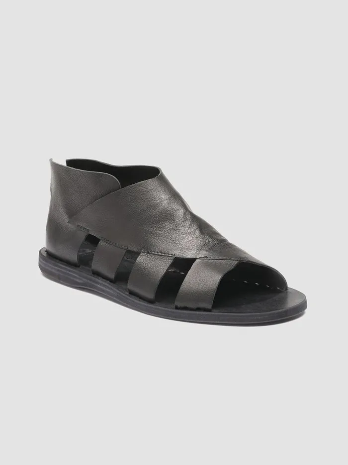 Officine Creative Sandals ITACA 032 Nero Black Leather Sandals 8211 Women