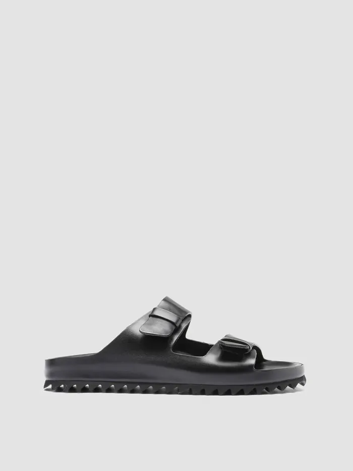 Officine Creative Sandals PELAGIE 003 Nero Black Leather Sandals 8211 Women