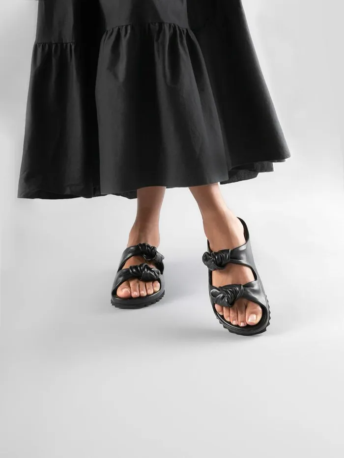 Officine Creative Sandals PELAGIE 010 Nero Black Leather Sandals 8211 Women