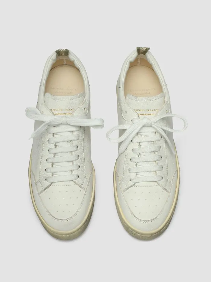 Officine Creative Sneakers MAGIC 101 Optical White White Leather Low Top Shoes 8211 Women Officine Creative Sneakers MAGIC 101 Optical White White Leather Low Top Shoes 8211 Women
