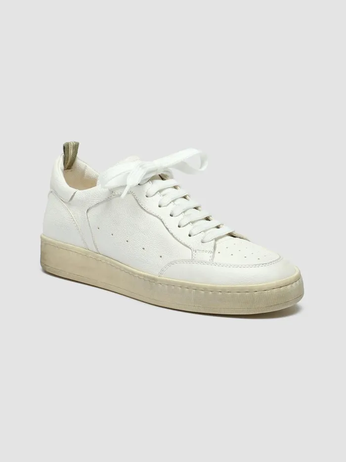 Officine Creative Sneakers MAGIC 101 Optical White White Leather Low Top Shoes 8211 Women Officine Creative Sneakers MAGIC 101 Optical White White Leather Low Top Shoes 8211 Women