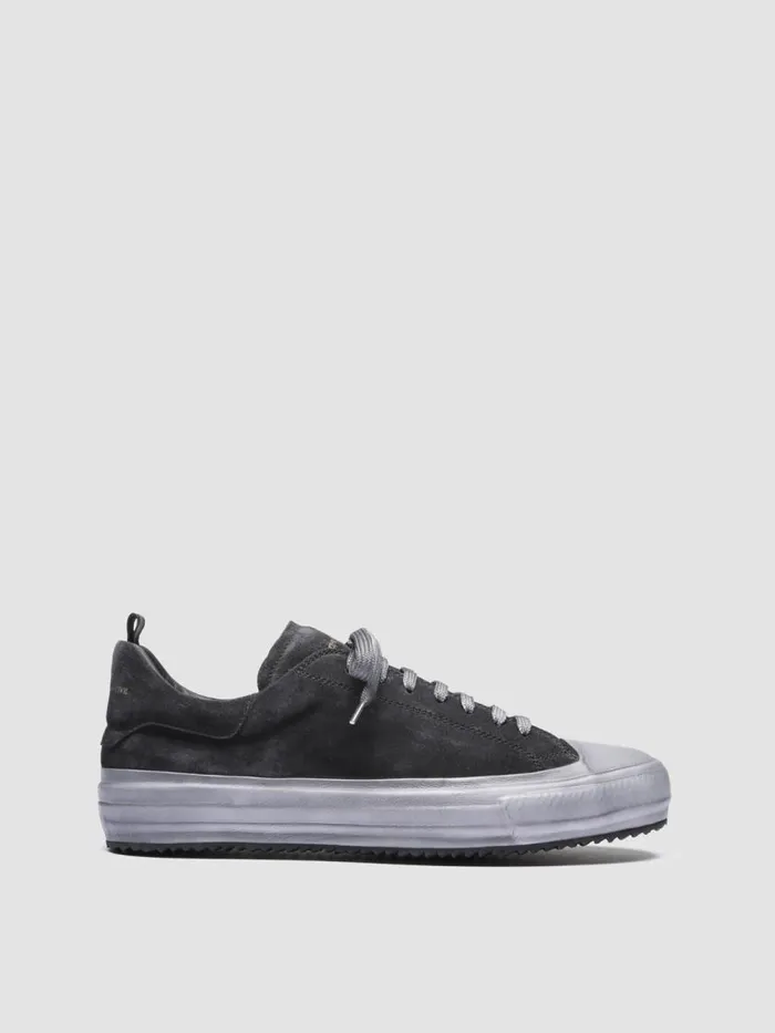 Officine Creative Sneakers MES 009 Frida Black Leather And Suede Low Top Sneakers 8211 Men Officine Creative Sneakers MES 009 Frida Black Leather And Suede Low Top Sneakers 8211 Men