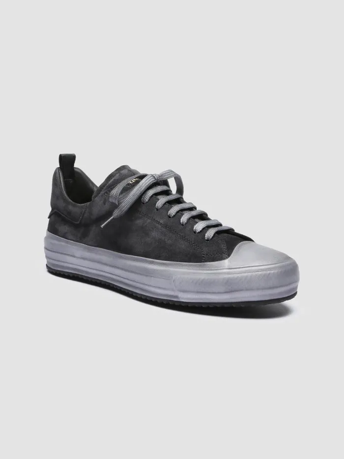 Officine Creative Sneakers MES 009 Frida Black Leather And Suede Low Top Sneakers 8211 Men Officine Creative Sneakers MES 009 Frida Black Leather And Suede Low Top Sneakers 8211 Men