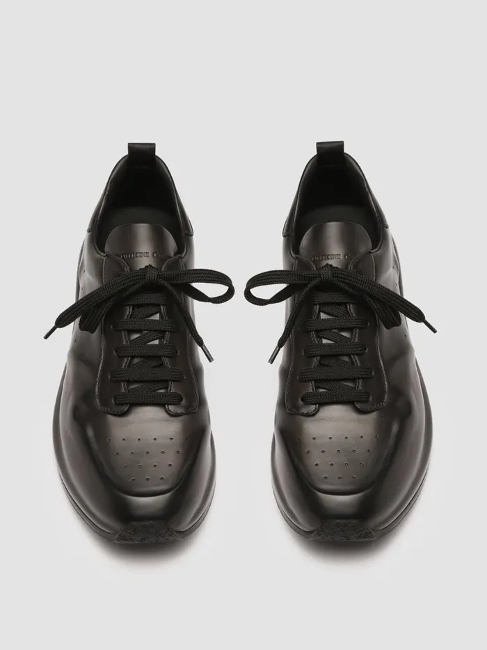 Officine Creative Sneakers RACE LUX 003 Piombo Grey Airbrushed Leather Sneakers 8211 Men Officine Creative Sneakers RACE LUX 003 Piombo Grey Airbrushed Leather Sneakers 8211 Men