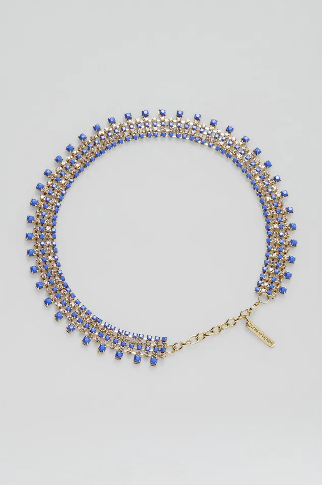 OPAL STRASS CHOKER CORNFLOWER Women Jewelry Scanlan Theodore OPAL STRASS CHOKER CORNFLOWER Women Jewelry Scanlan Theodore