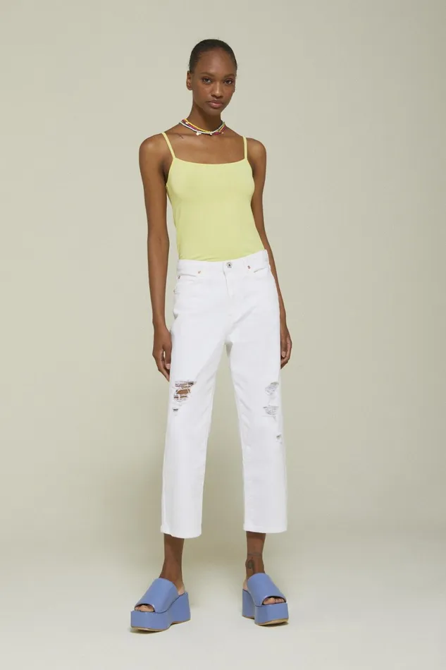 Ottod039Ame Jeans Straight Ankle Women Denim
