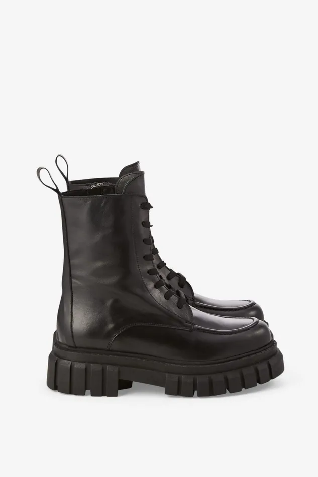 Ottod039Ame Leather Ankle Boots With Strings Women Shoes