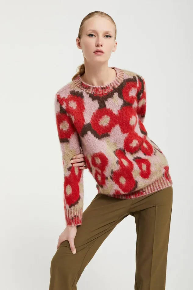 Ottod039Ame Patterned Sweater Women Knitwear and TShirts