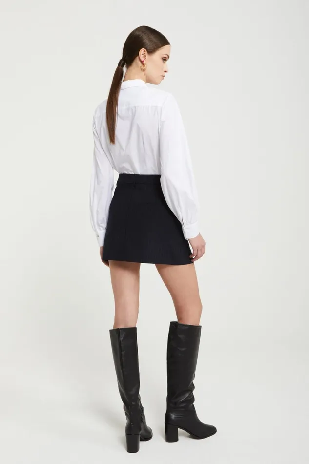 Ottod039Ame Pinstripe Short Skirt Women Skirts