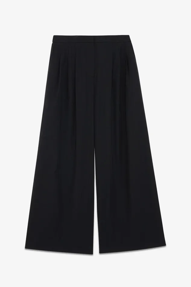 Ottod039Ame Poplin Cotton Palazzo Trousers Women Trousers