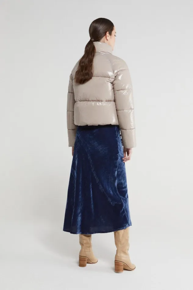 Ottod039Ame Puffer Jacket Shiny Effect Women Down Jackets Ottod039Ame Puffer Jacket Shiny Effect Women Down Jackets