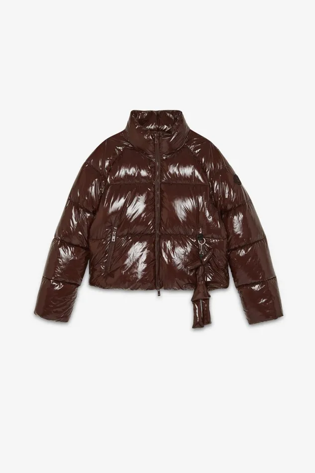 Ottod039Ame Puffer Jacket Shiny Effect Women Down Jackets Ottod039Ame Puffer Jacket Shiny Effect Women Down Jackets