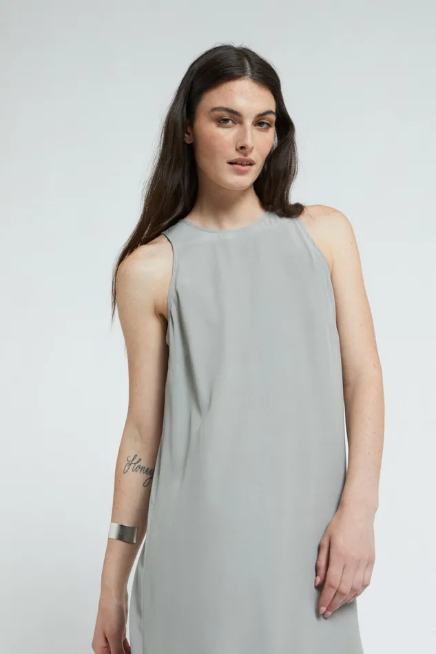 Ottod039Ame Silk Blend Long Dress Women Dresses