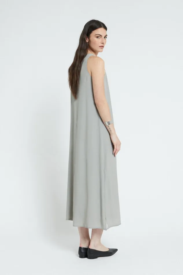 Ottod039Ame Silk Blend Long Dress Women Dresses