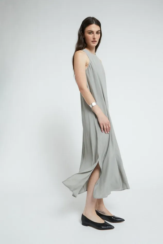 Ottod039Ame Silk Blend Long Dress Women Dresses