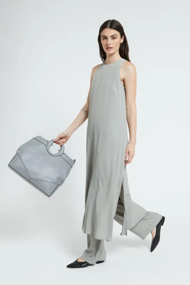 Ottod039Ame Silk Blend Long Dress Women Dresses