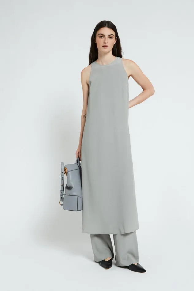 Ottod039Ame Silk Blend Long Dress Women Dresses