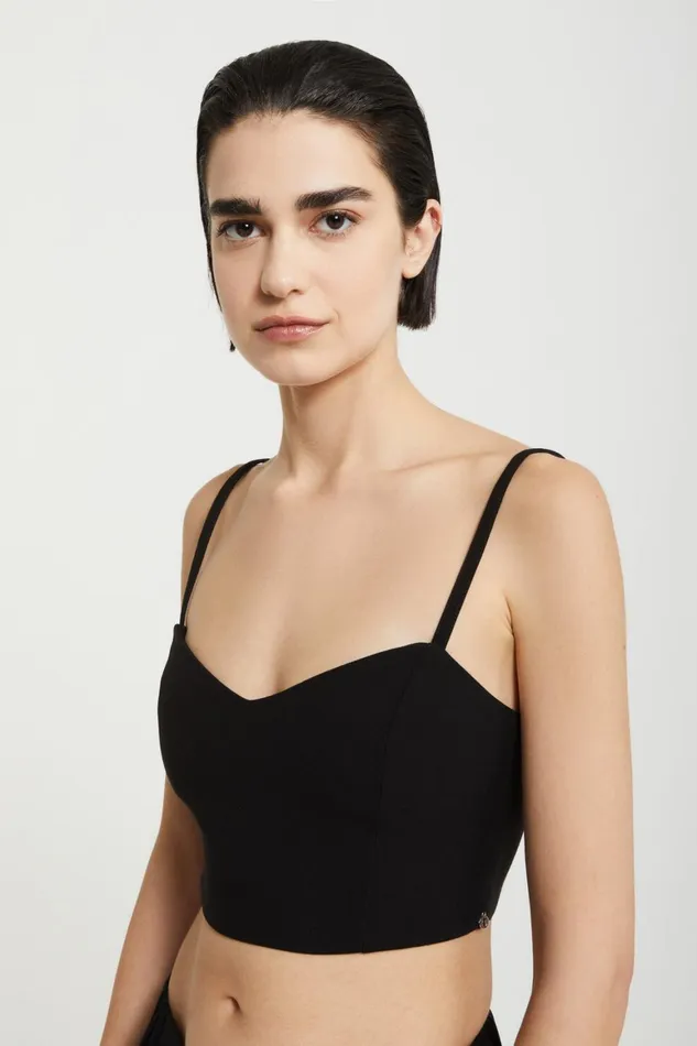 Ottod039Ame Top With Sweetheart Neckline Women Top