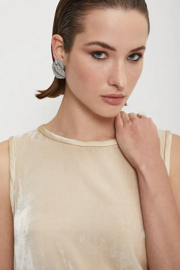 Ottod039Ame Velvet Top Women TShirts and Tops