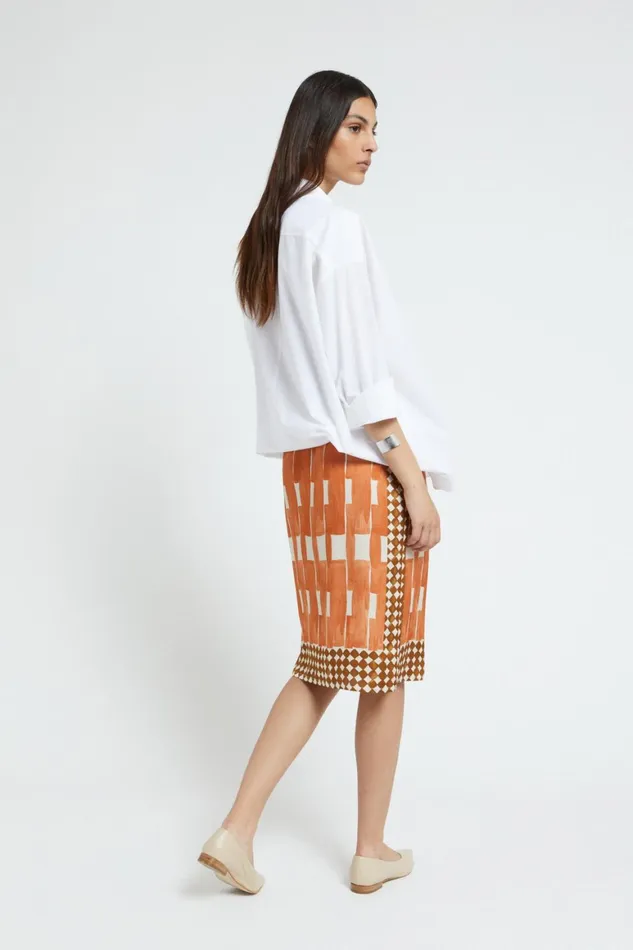 Ottod039Ame Viscose Midi Skirt Women Skirts