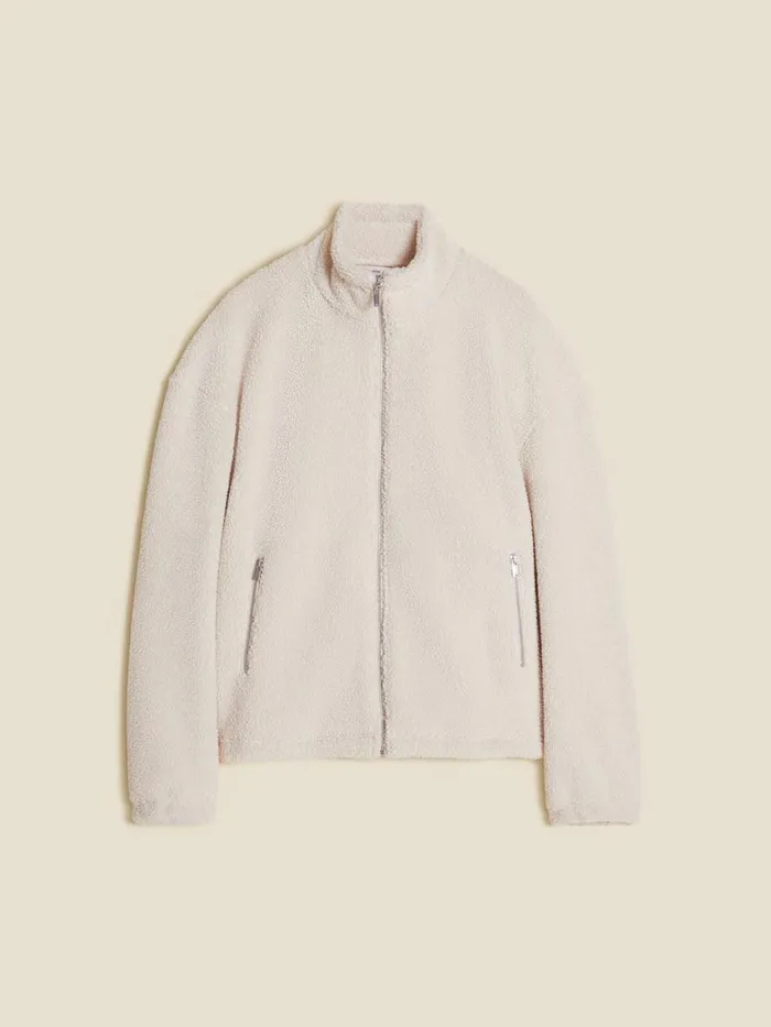 Outerwear Men Holzweiler Arcadia Fleece Jacket Ecru