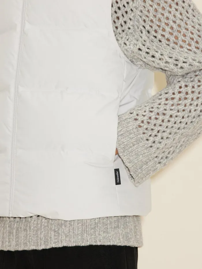 Outerwear Men Holzweiler Daff Down Vest Lt Grey