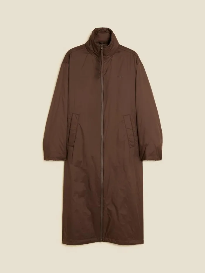 Outerwear Women Holzweiler Steilia Light Fill Long Jacket Brown