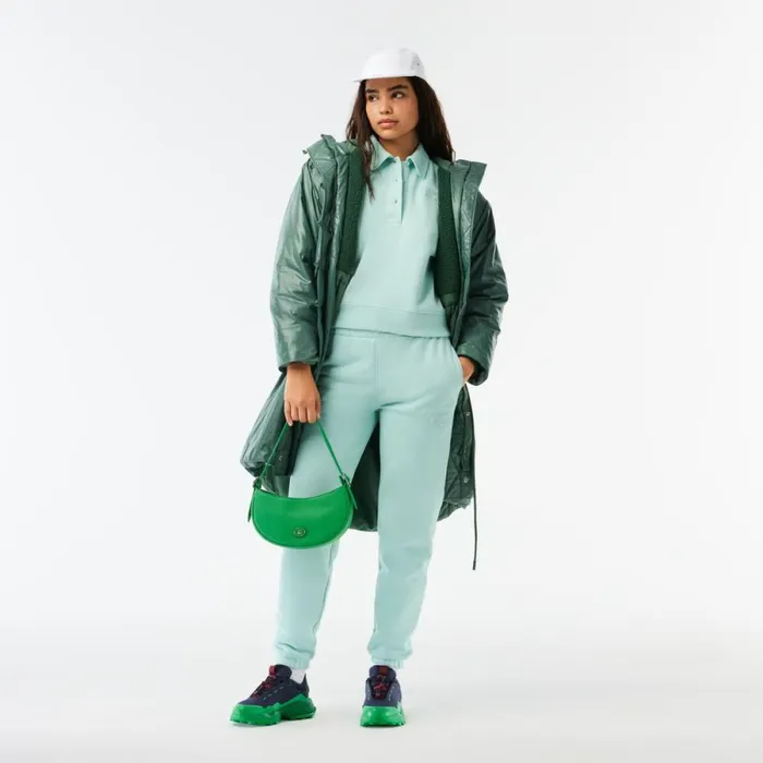 Pants and Leggings Women Lacoste Women039s Embroidered Sweatpants Mint Lgf