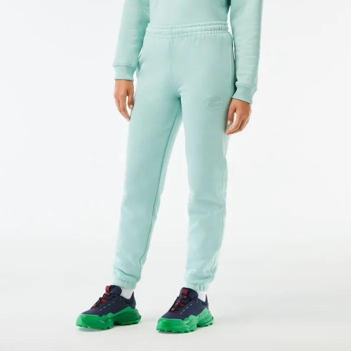 Pants and Leggings Women Lacoste Women039s Embroidered Sweatpants Mint Lgf