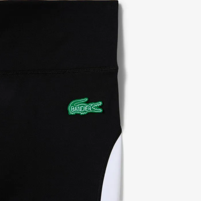 Pants and Leggings Women Lacoste Women039s Lacoste X Bandier All Motion Colorblock Leggings Black 031