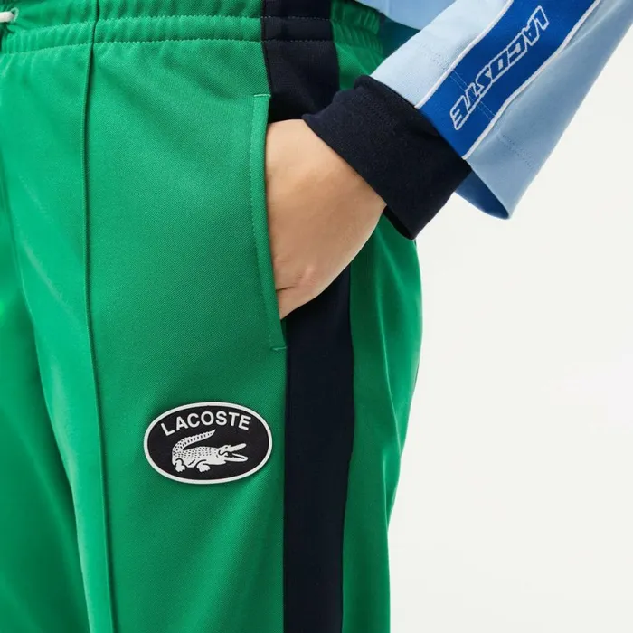 Pants and Leggings Women Lacoste Women039s Mini Piqu Sweatpants Green Ldm