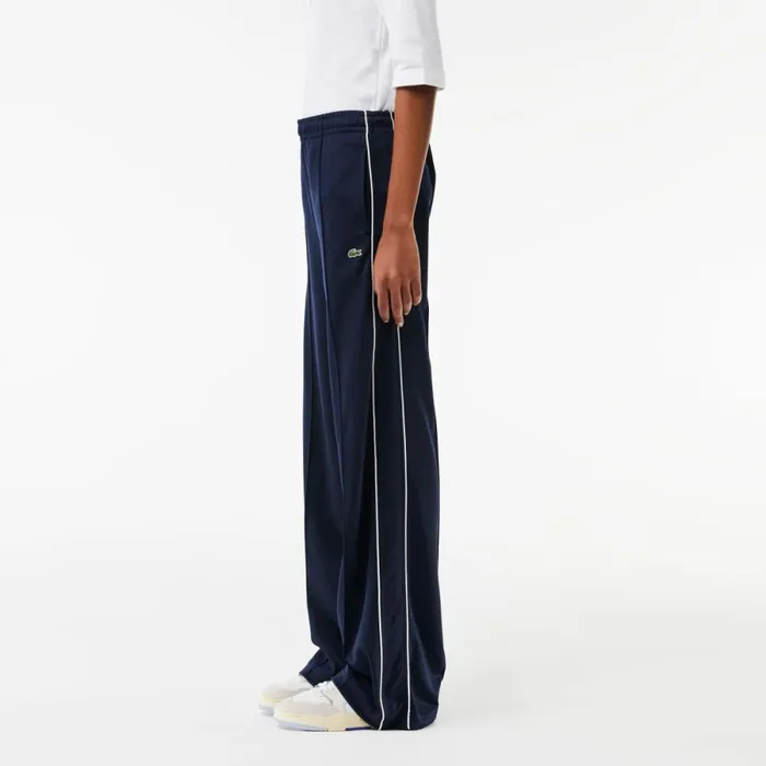 Pants and Leggings Women Lacoste Women039s Paris Interlock Sweatpants Navy Blue White Hhw
