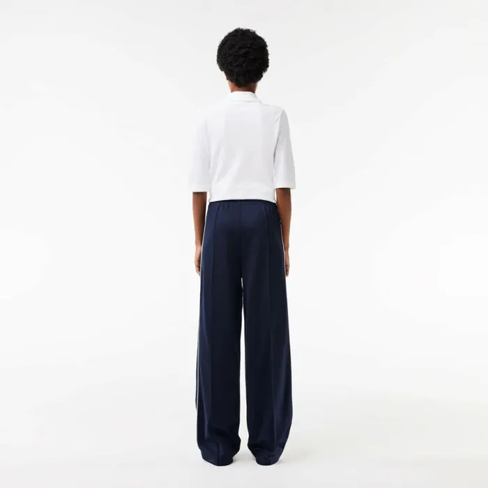 Pants and Leggings Women Lacoste Women039s Paris Interlock Sweatpants Navy Blue White Hhw