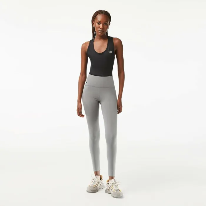 Pants and Leggings Women Lacoste Womens SPORT Sculpting Leggings Grey Chine Yrd Pants and Leggings Women Lacoste Womens SPORT Sculpting Leggings Grey Chine Yrd