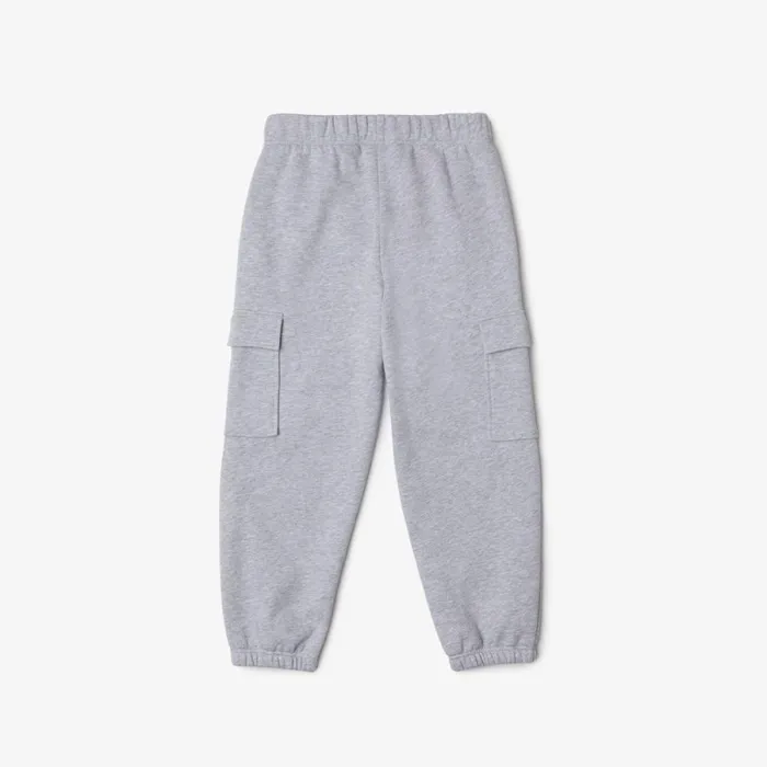 Pants and Shorts Kids Lacoste Kids039 Organic Cotton Cargo Sweatpants Grey Chine Cca