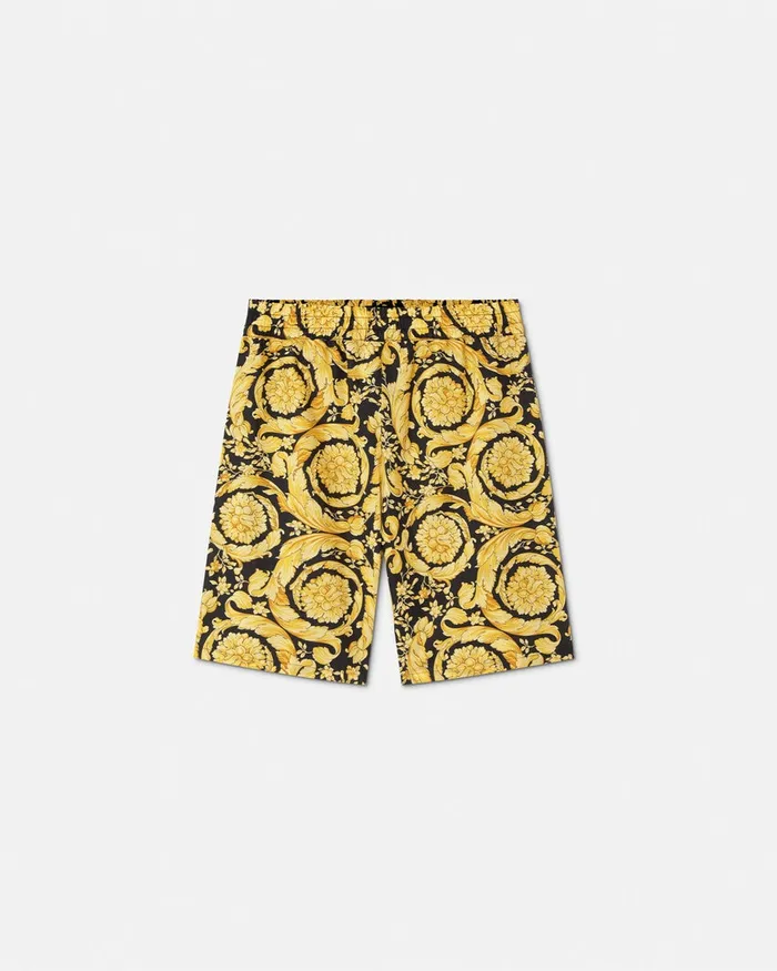 Pants Kids Versace Barocco Shorts Blackprint