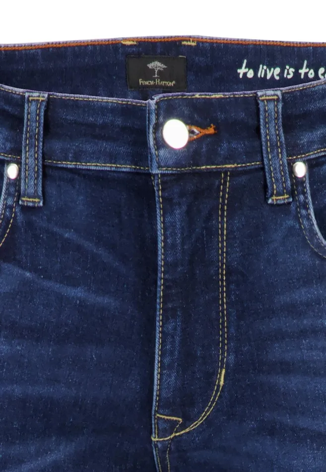 Pants Men FYNCHHATTON Tapered Fit Jeans Black Usedmid Blueblue Bluelight Blue