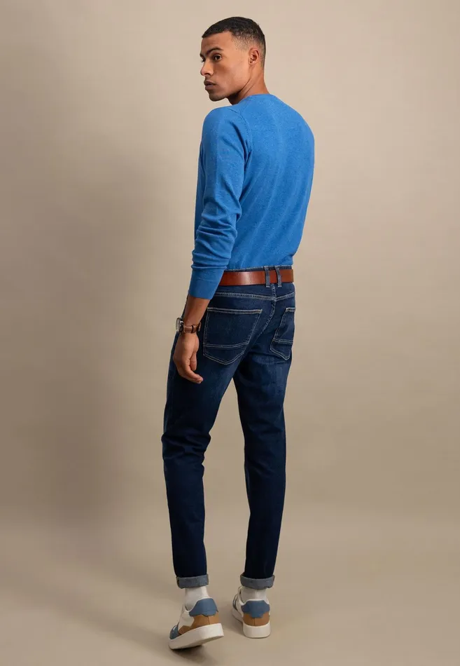 Pants Men FYNCHHATTON Tapered Fit Jeans Black Usedmid Blueblue Bluelight Blue