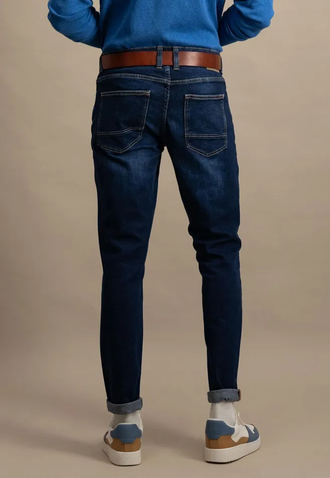 Pants Men FYNCHHATTON Tapered Fit Jeans Black Usedmid Blueblue Bluelight Blue