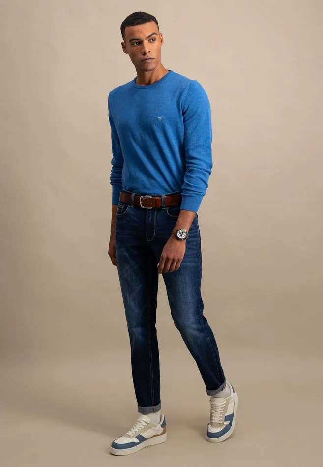 Pants Men FYNCHHATTON Tapered Fit Jeans Black Usedmid Blueblue Bluelight Blue