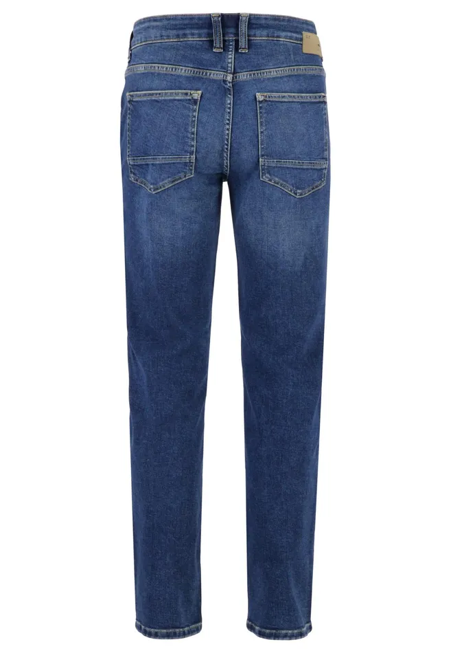 Pants Men FYNCHHATTON Tapered Fit Jeans Black Usedmid Blueblue Bluelight Blue
