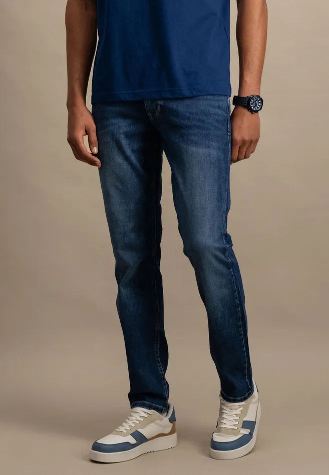 Pants Men FYNCHHATTON Tapered Fit Jeans Black Usedmid Blueblue Bluelight Blue