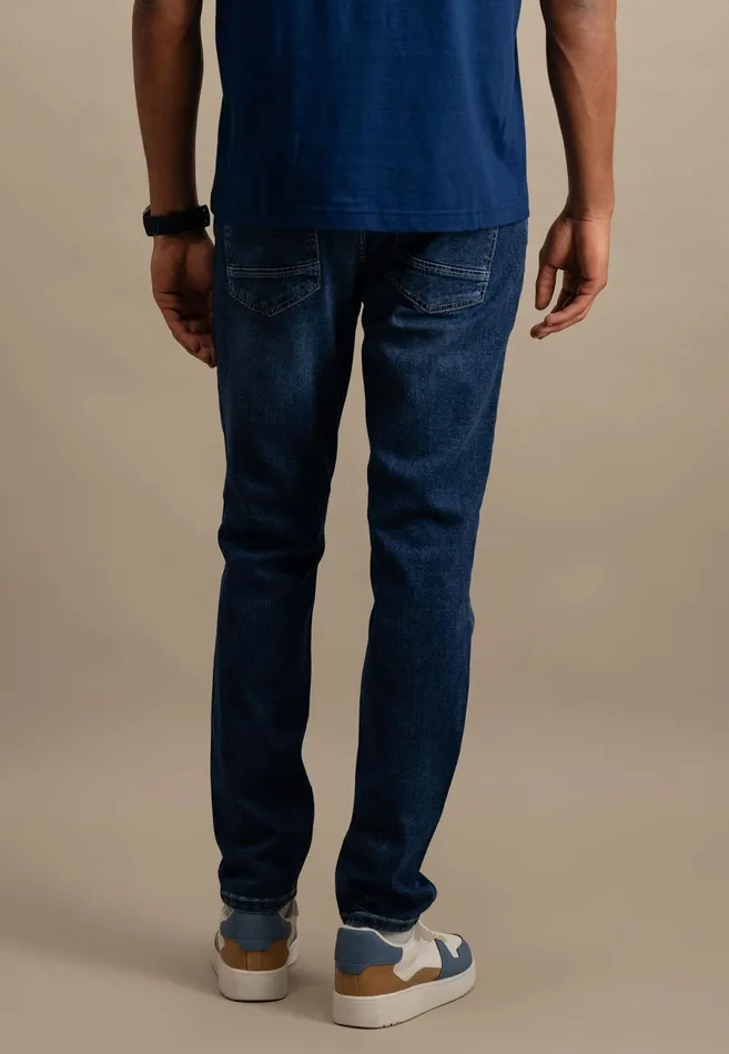 Pants Men FYNCHHATTON Tapered Fit Jeans Black Usedmid Blueblue Bluelight Blue
