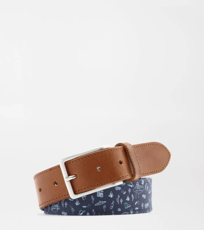 Peter Millar Belts Men Badlands Bluff Printed Belt